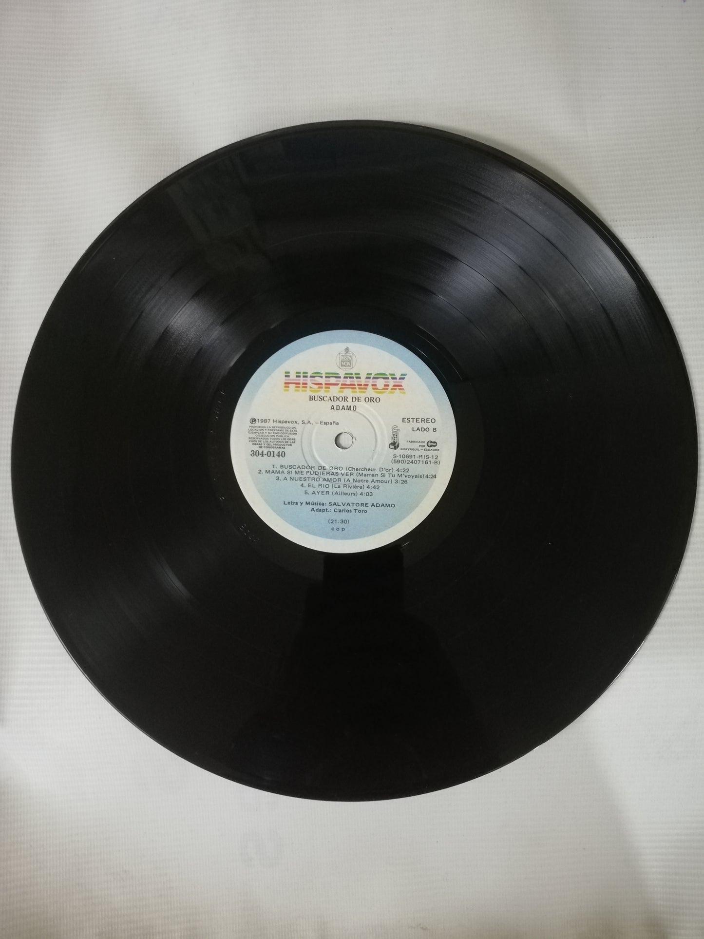 LP ADAMO - BUSCANDOR DE ORO