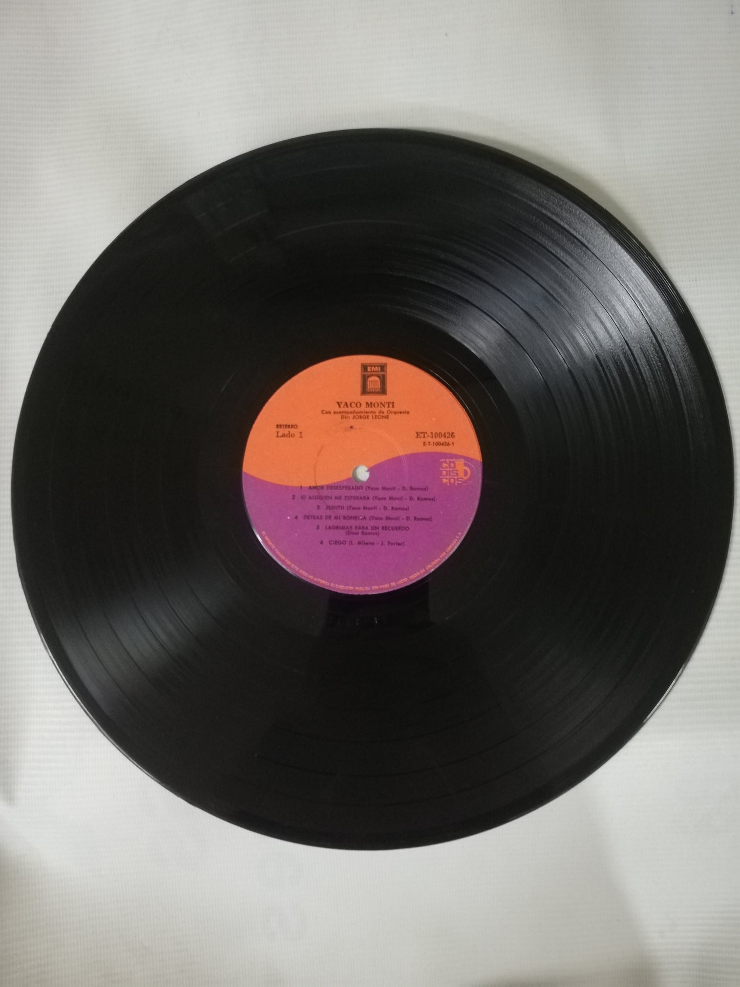 LP YACO MONTI - CON ACOMPAÑAMIENTO DE LA ORQUESTA DE JORGE LEONE