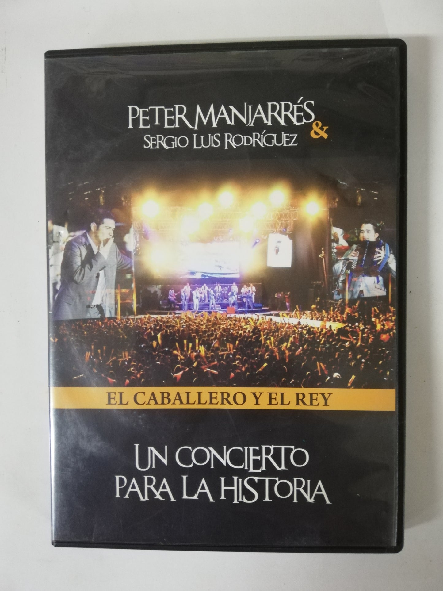 DVD PETER MANJARRÉS & SERGIO LUIS RODRIGUEZ - UN CONCIERTO PARA LA HISTORIA - CD + DVD