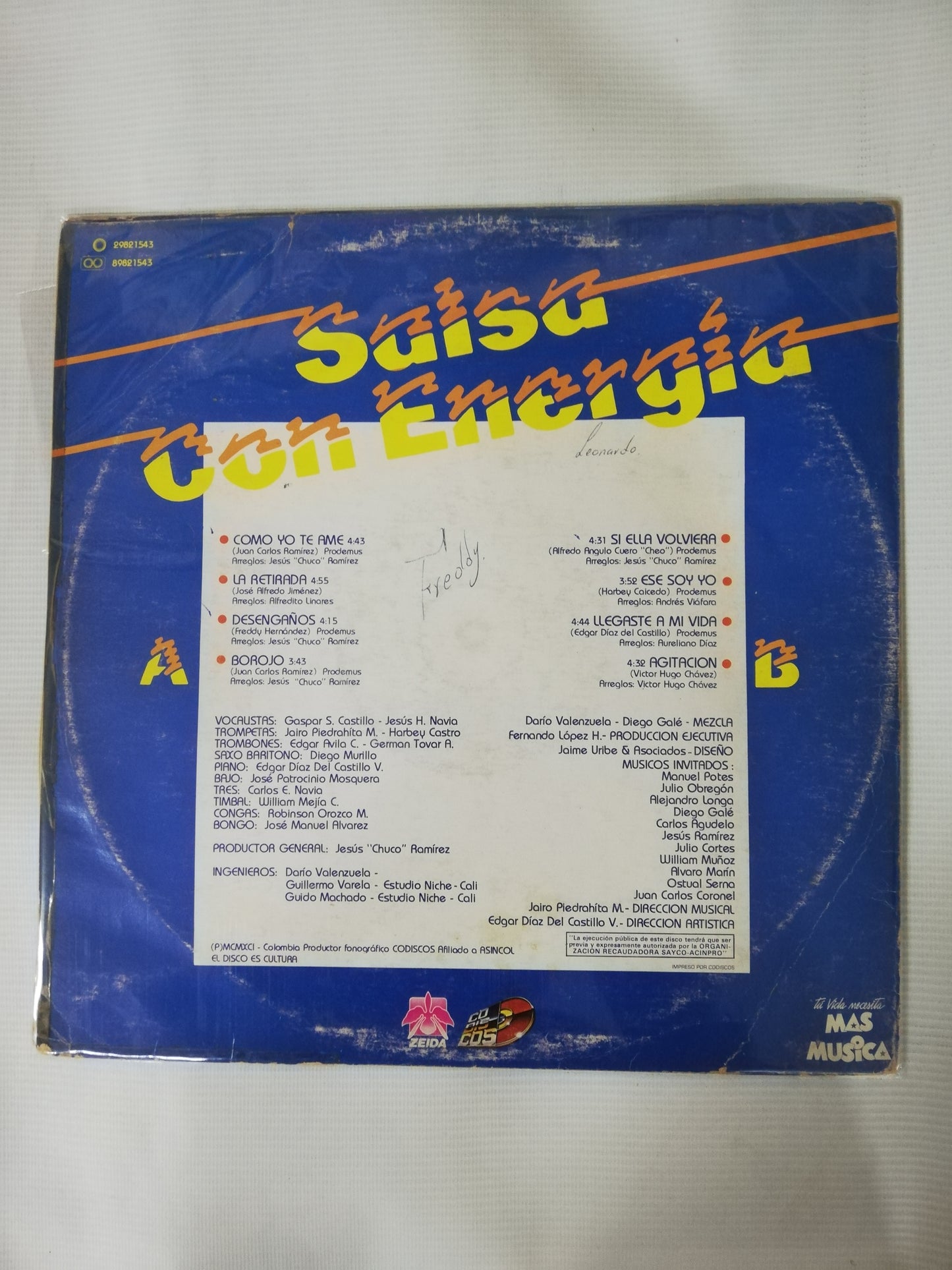 LP LA IDENTIDAD - SALSA CON ENERGIA