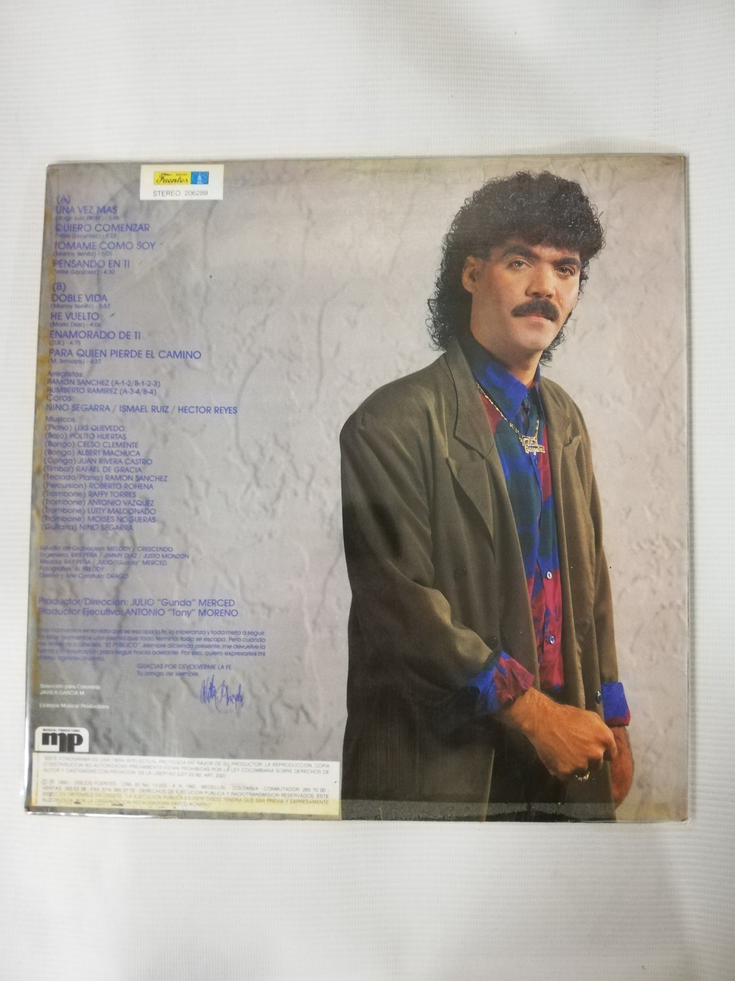 LP WILLIE GONZALEZ - PARA USTEDES..."EL PUBLICO"