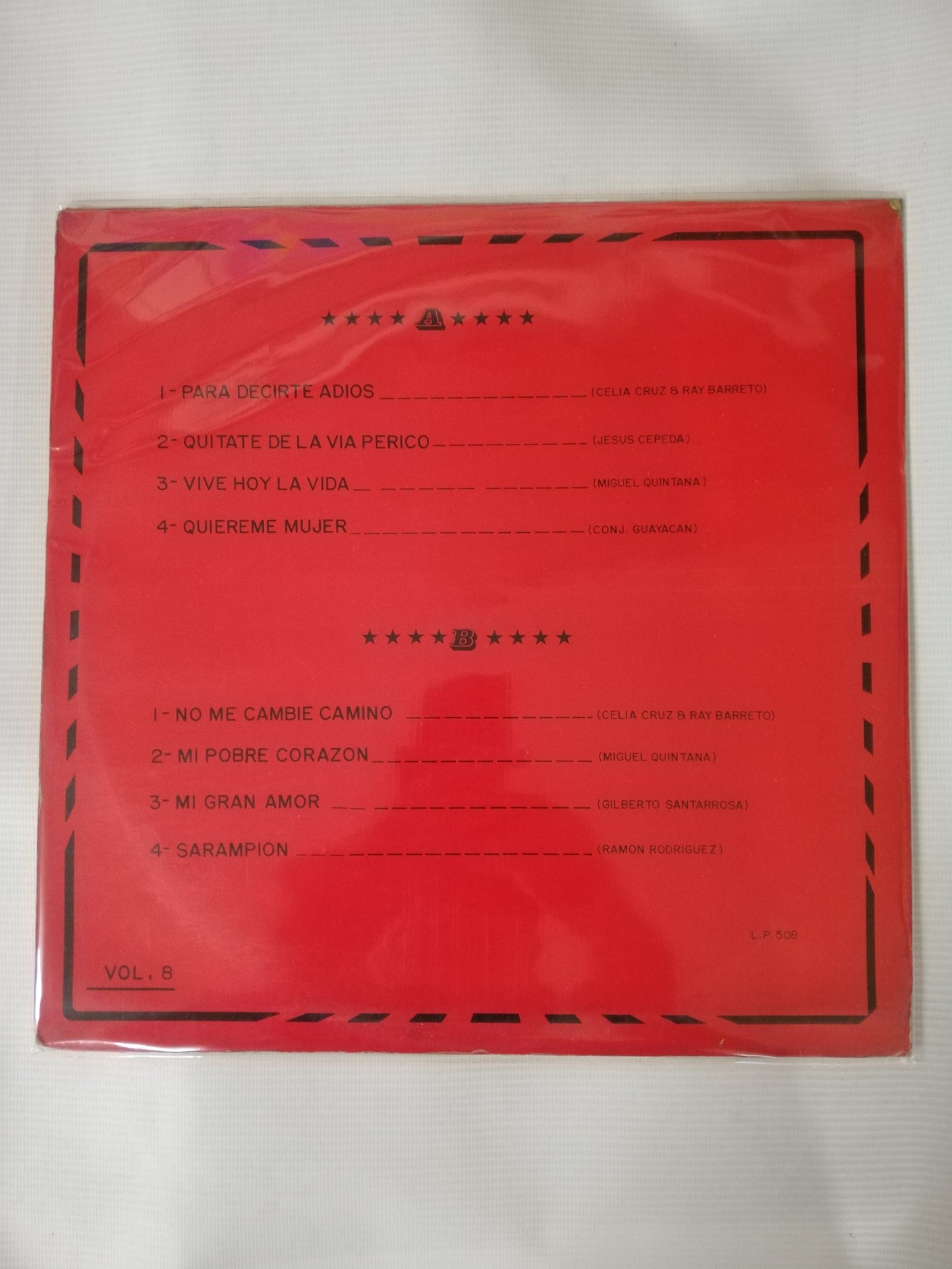 LP LA SALSA ES MI LEY - LA SALSA ES MI LEY VOL. 8