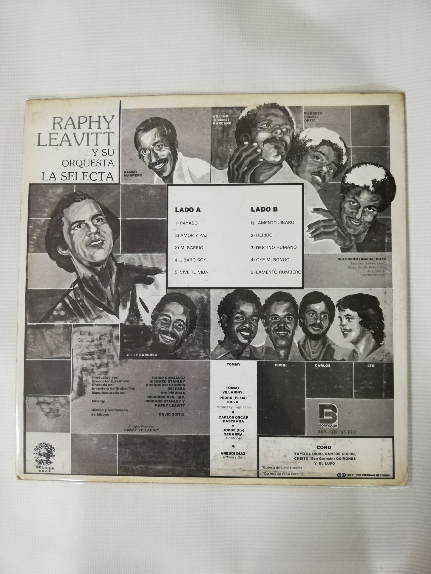 LP RAPHY LEAVITT Y SU ORQUESTA LA SELECTA - EXITOS DE RAPHY LEAVITT Y SU ORQUESTA LA SELECTA