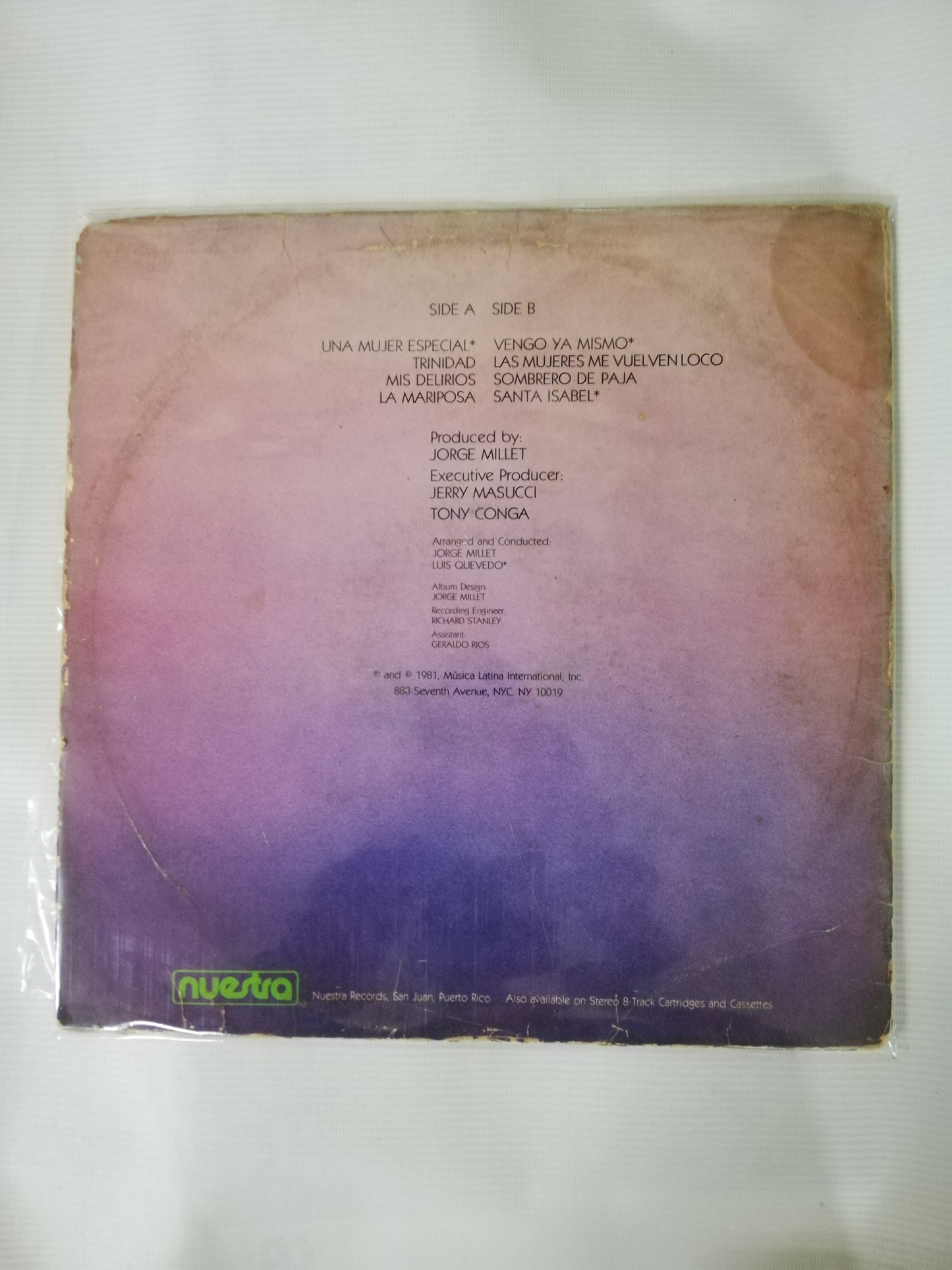 LP LUIGI TEXIDOR - BETUN NEGRO