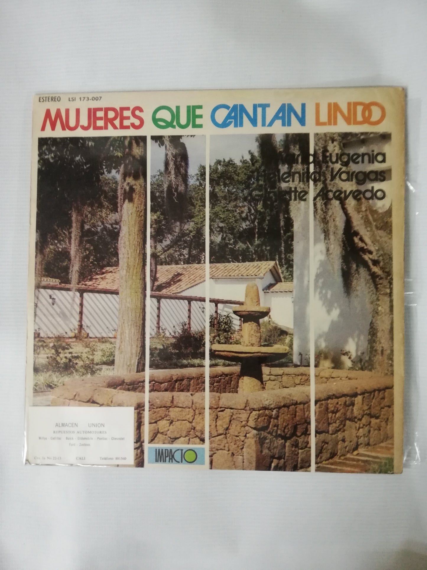 LP MARIA EUGENIA / HELENITA VARGAS / GINETTE ACEVEDO - MUJERES QUE CANTAN LINDO