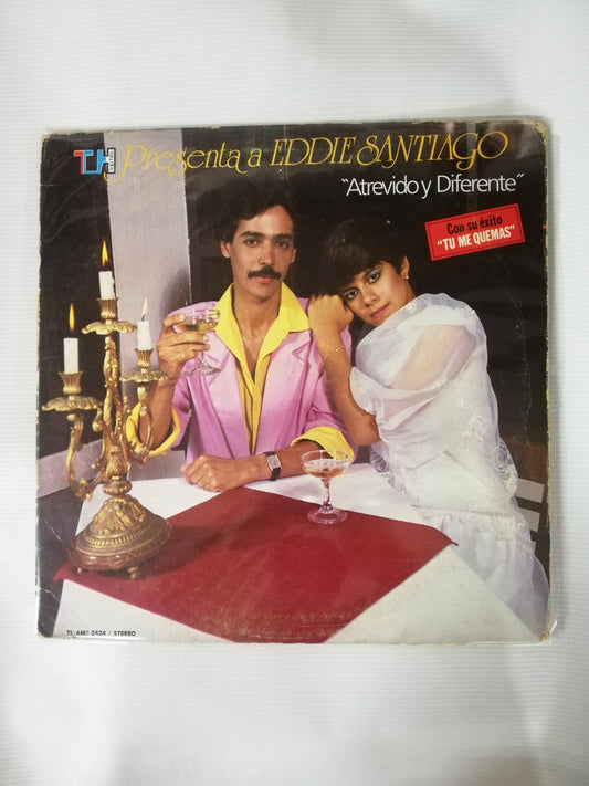 LP EDDIE SANTIAGO - ATREVIDO Y DIFERENTE