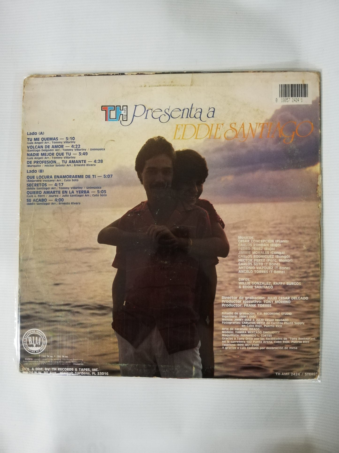 LP EDDIE SANTIAGO - ATREVIDO Y DIFERENTE