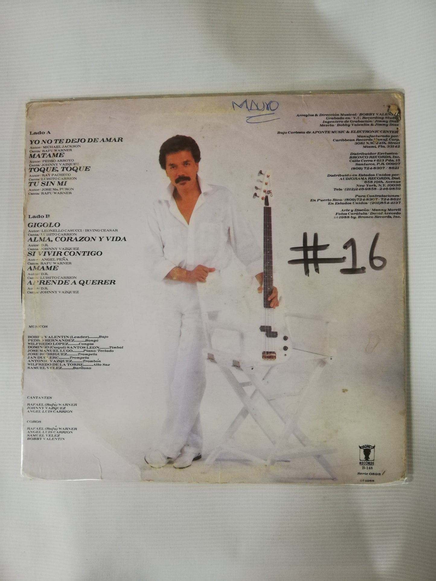 LP BOBBY VALENTIN - BOBBY VALENTIN