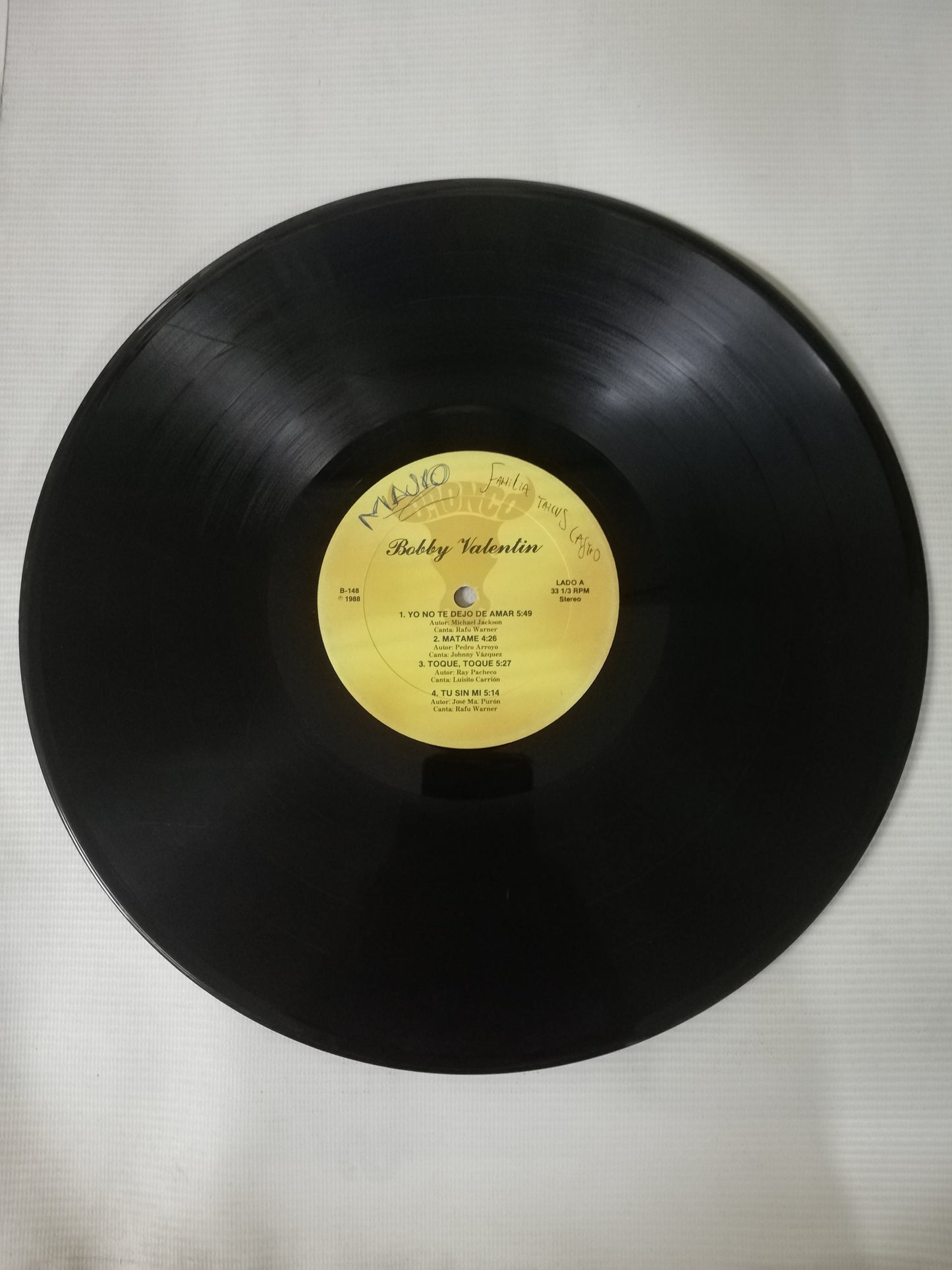 LP BOBBY VALENTIN - BOBBY VALENTIN
