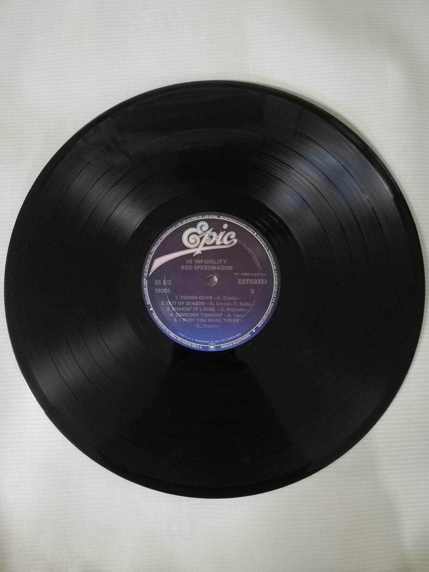 LP REO SPEEDWAGON - HI INFIDELITY