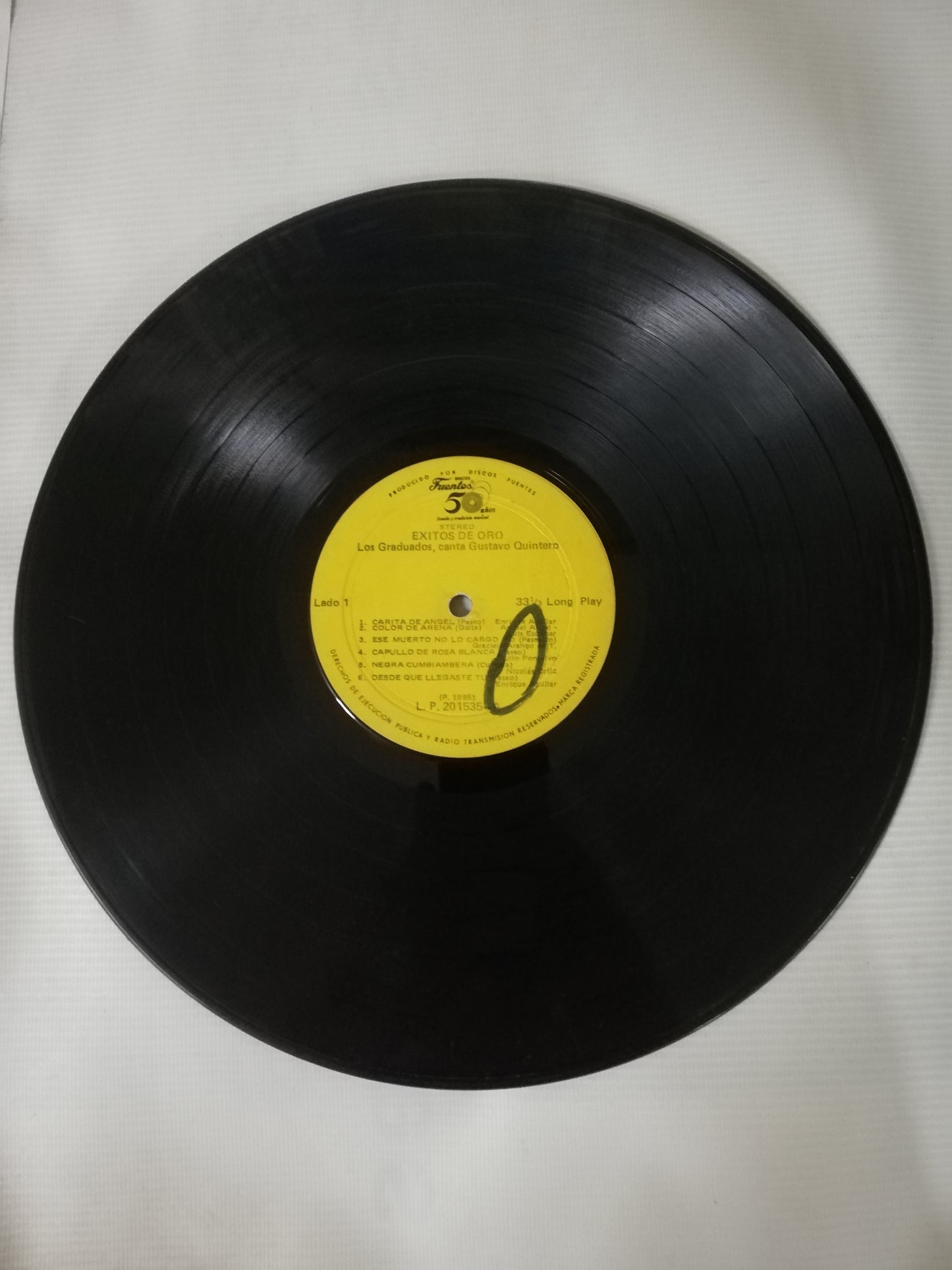 LP GUSTAVO QUINTERO CON LOS GRADUADOS - EXITOS DE ORO