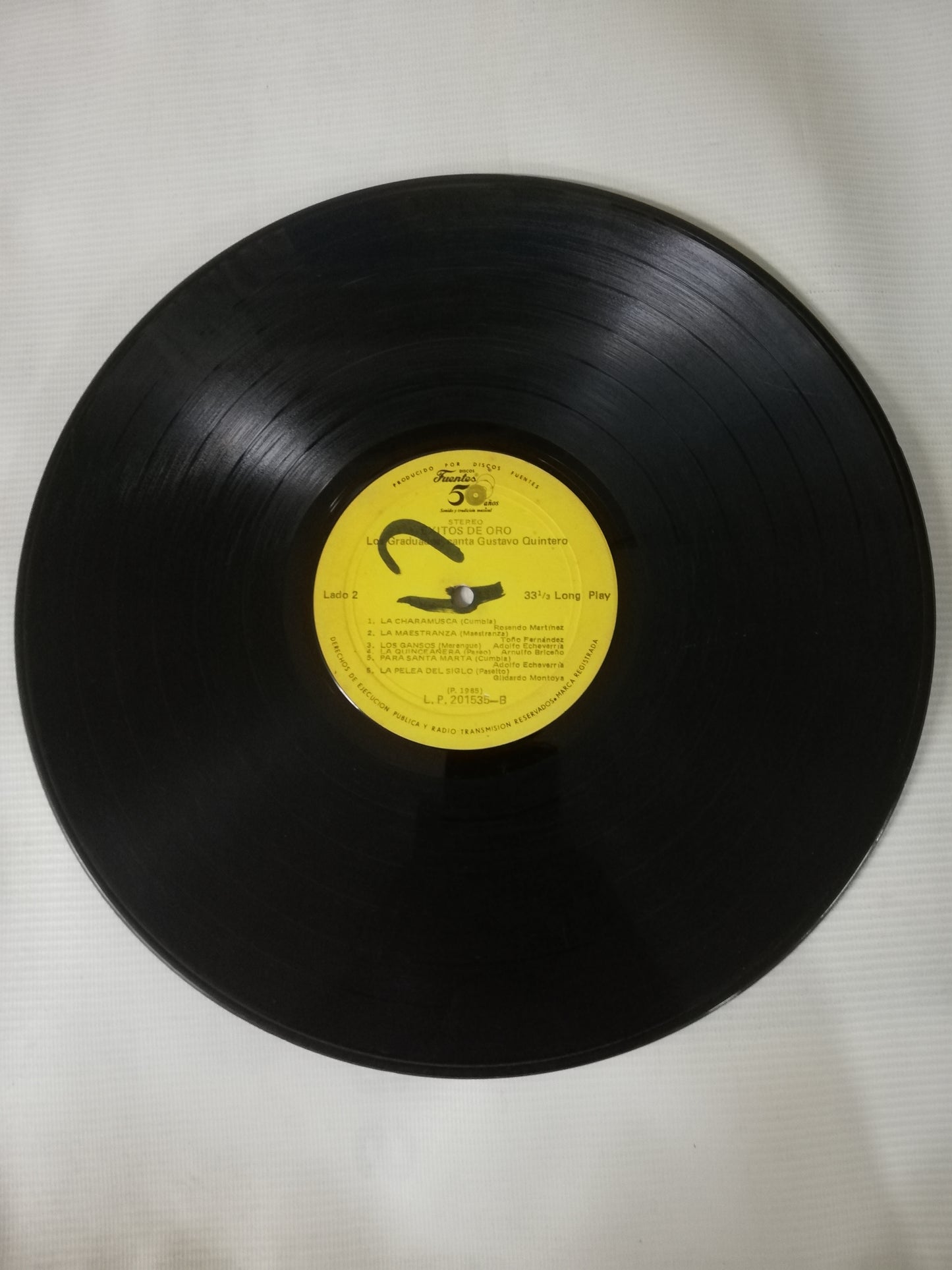 LP GUSTAVO QUINTERO CON LOS GRADUADOS - EXITOS DE ORO