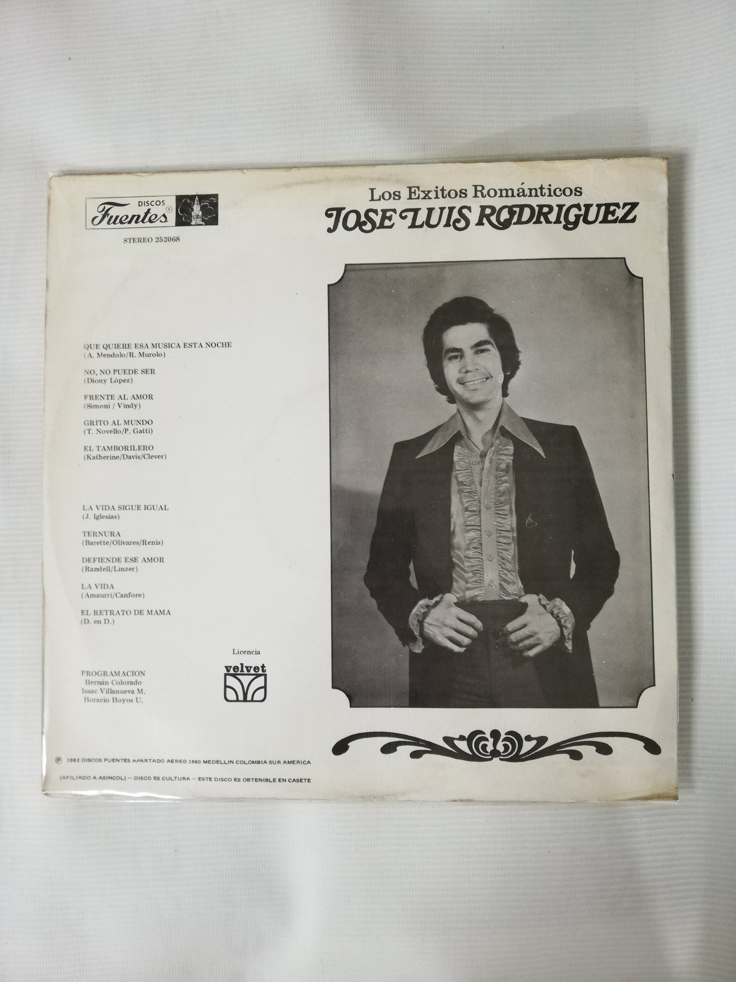 LP JOSE LUIS RODRIGUEZ - LOS EXITOS ROMÁNTICOS
