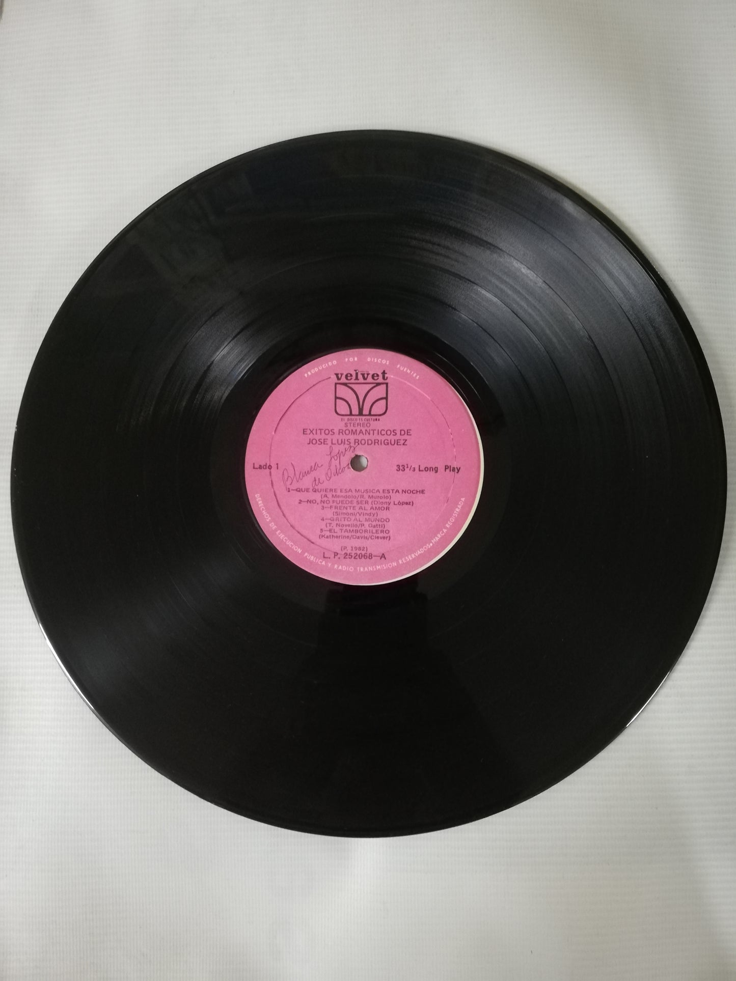LP JOSE LUIS RODRIGUEZ - LOS EXITOS ROMÁNTICOS