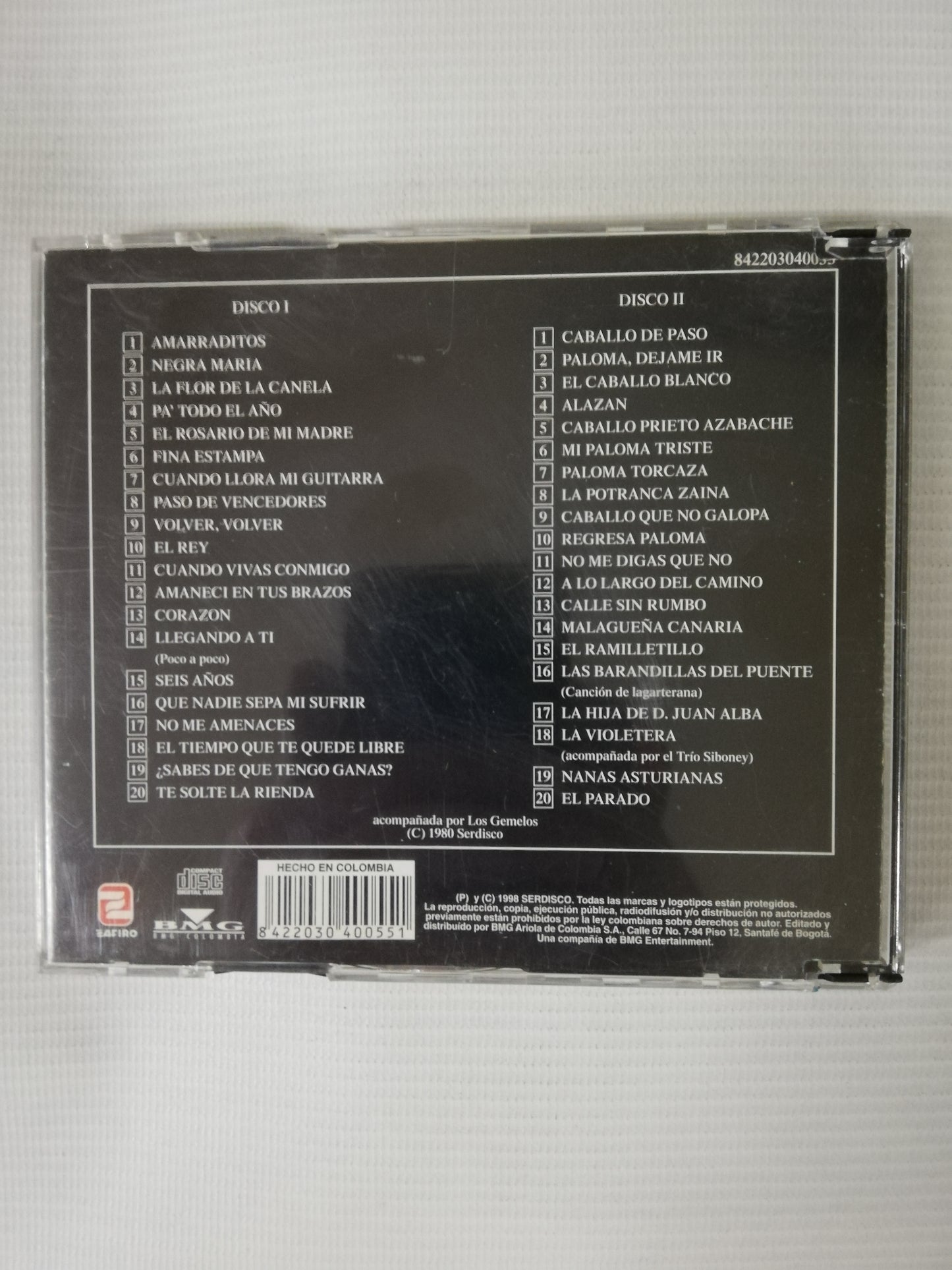 CD MARIA DOLORES PRADERA - ALBUM DE ORO - CD X 2