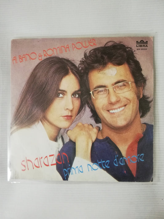 VINILO AL BANO & ROMINA POWER - SHARAZAN / PRIMA NOTTE D´AMORE