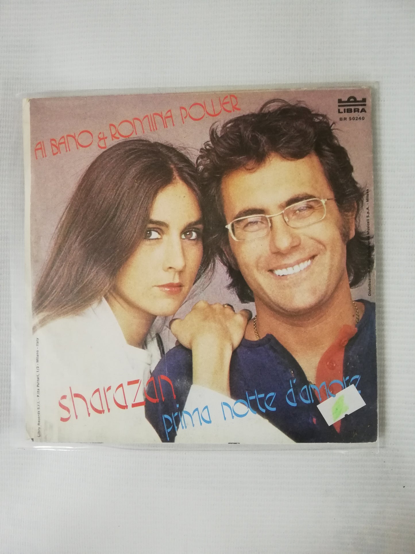 VINILO AL BANO & ROMINA POWER - SHARAZAN / PRIMA NOTTE D´AMORE