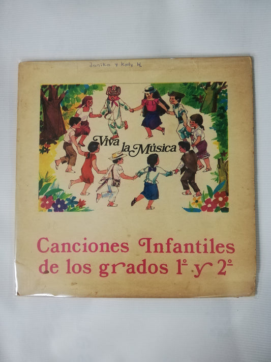 LP VIVA LA MÚSICA - CANCIONES INFANTILES DE LOS GRAADOS 1° Y 2°