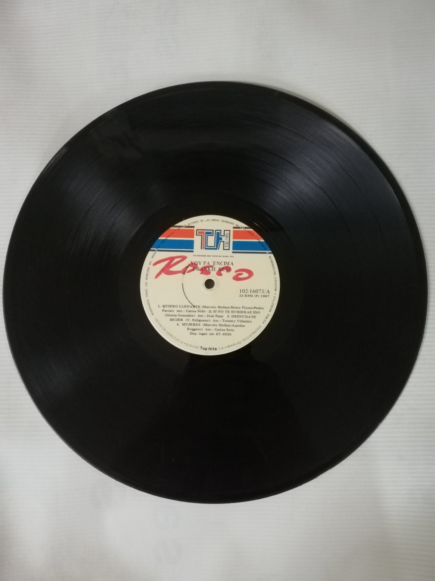 LP FRANKIE RUIZ - ...VOY PA´ ENCIMA!