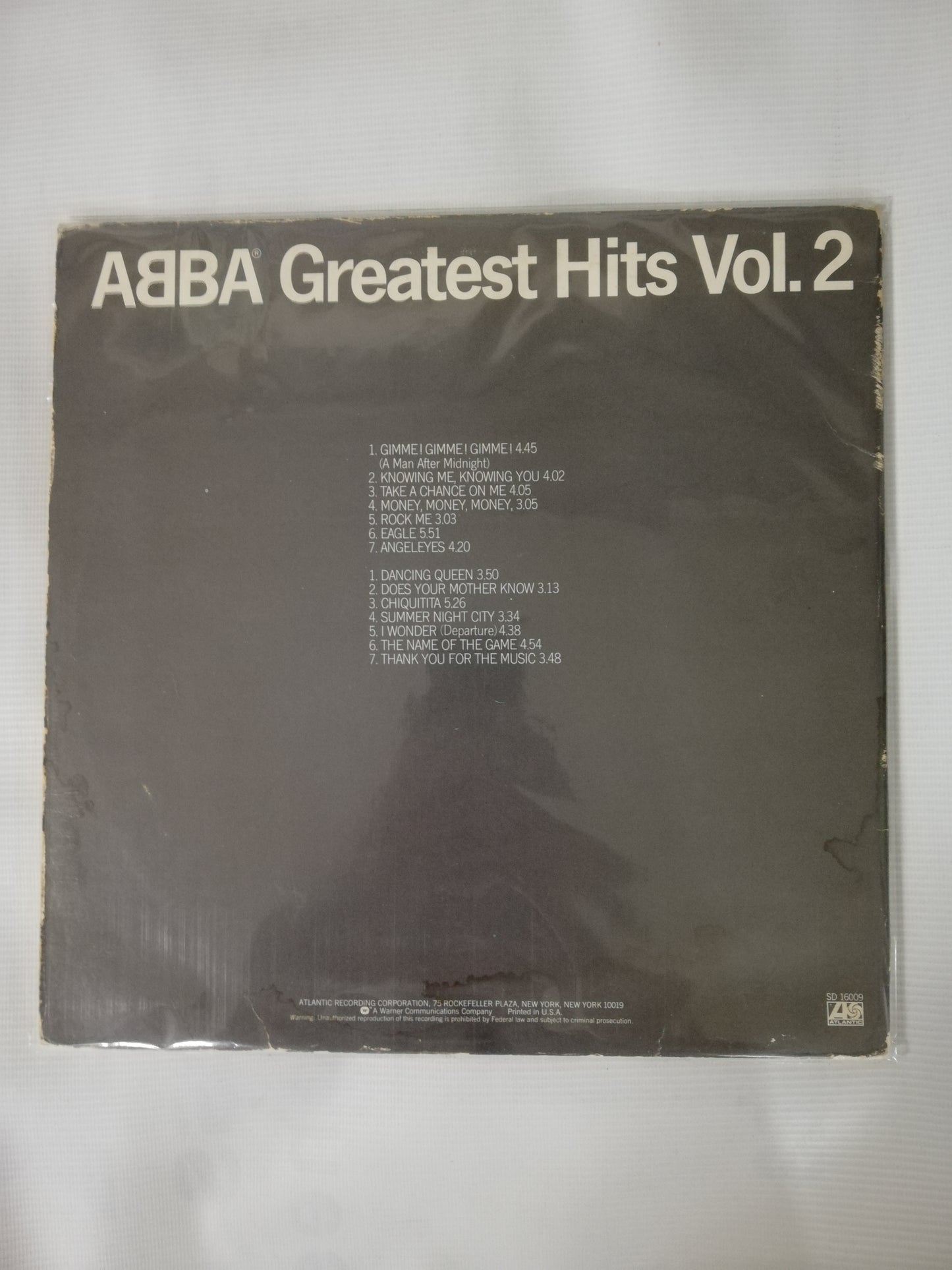 LP ABBA - GREATEST HITS VOL. 2