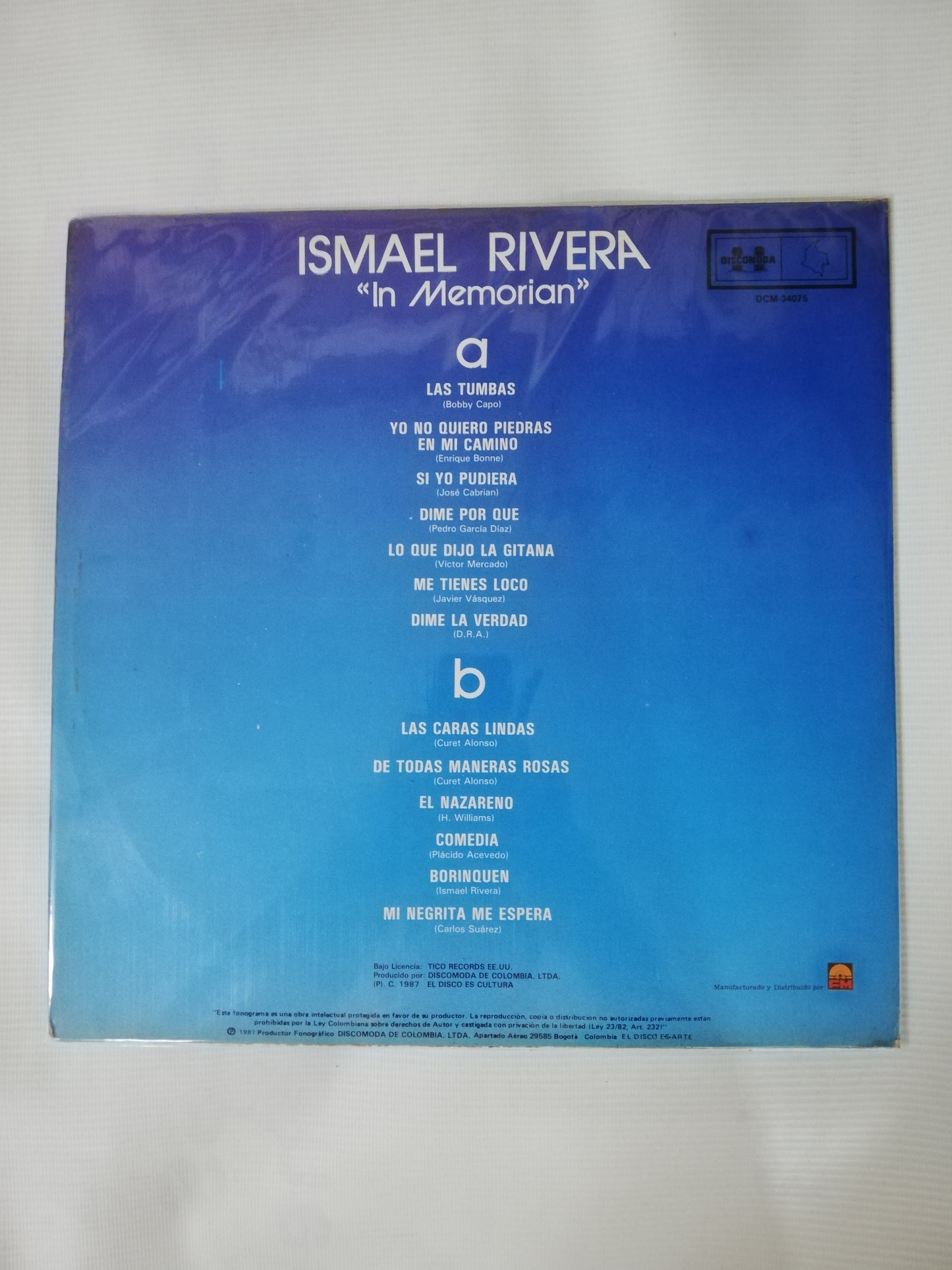 LP ISMAEL RIVERA - IN MEMORIAN