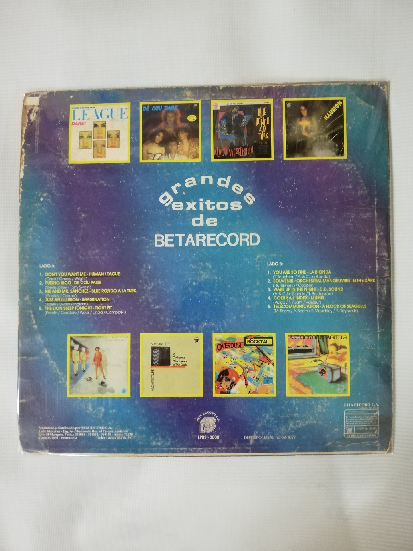 LP GRANDES EXITOS DE BETARECORD - ROCK COMPILATION