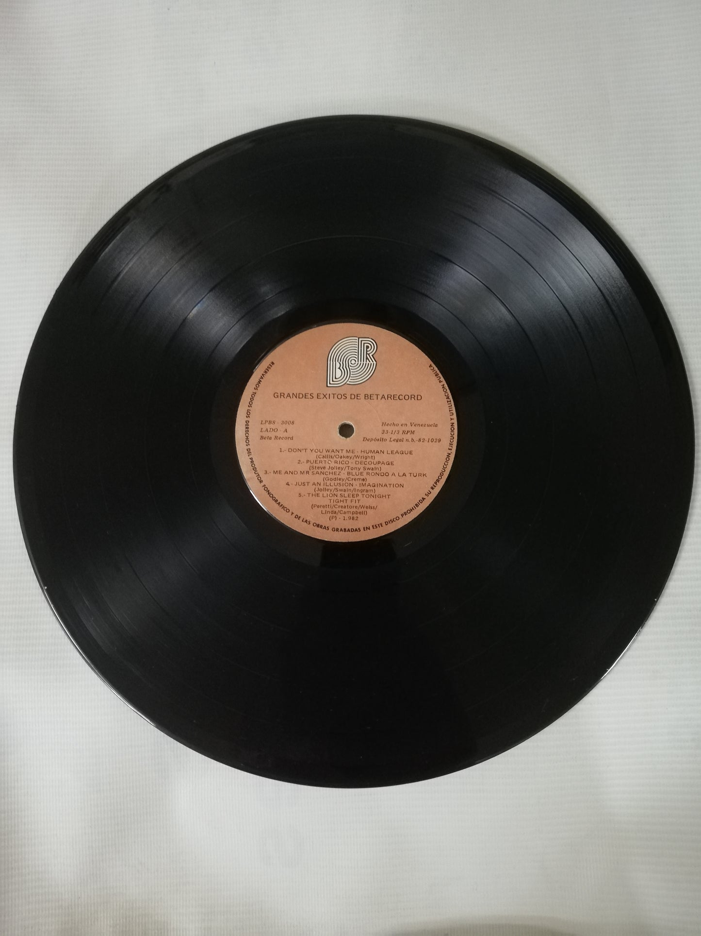 LP GRANDES EXITOS DE BETARECORD - ROCK COMPILATION