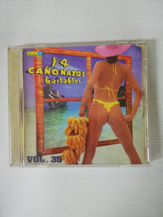 CD 14 CAÑONAZOS BAILABLES - 14 CAÑONAZOS BAILABLES VOL. 35
