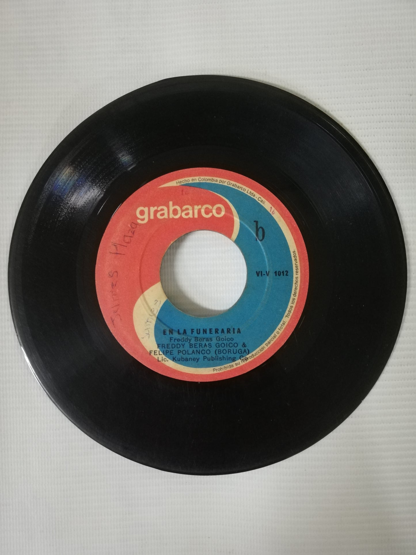 VINILO FREDDY BERAS GOICO & FELIPE POLANCO - VENGA ACA / EN LA FUNERARIA