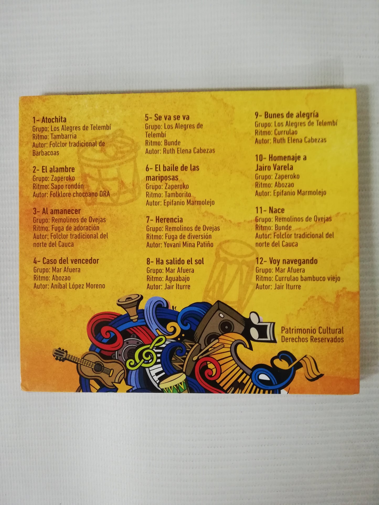 CD XX FESTIVAL DE MÚSICA DEL PACÍFICO PETRONIO ALVAREZ - GANADORES 2016