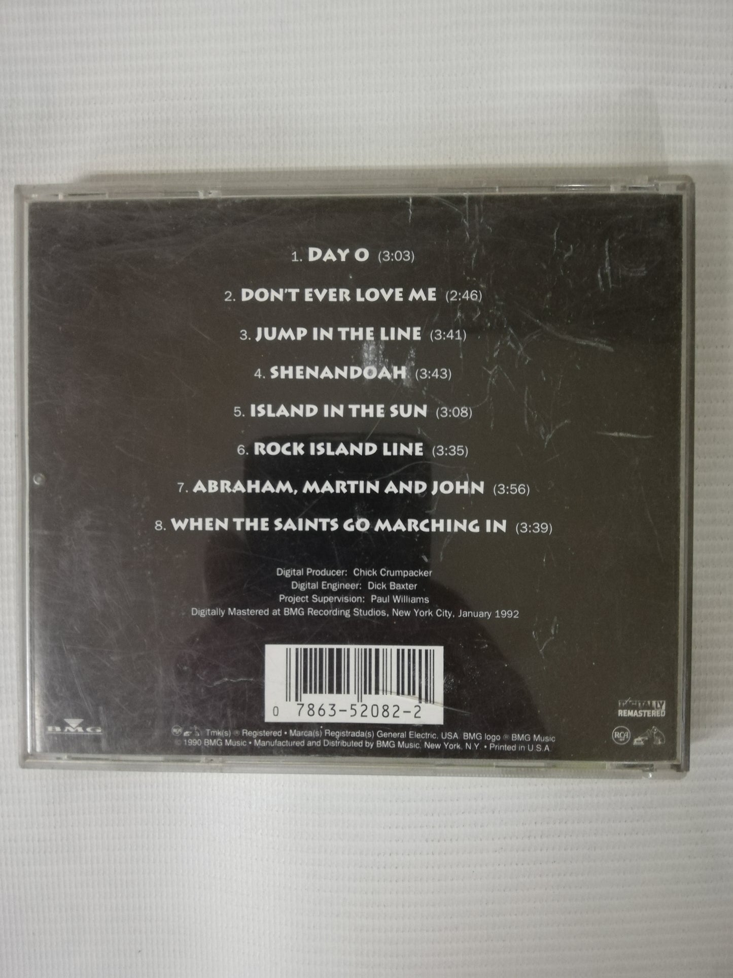 CD HARRY BELAFONTE - DAY O & OTHERS HITS