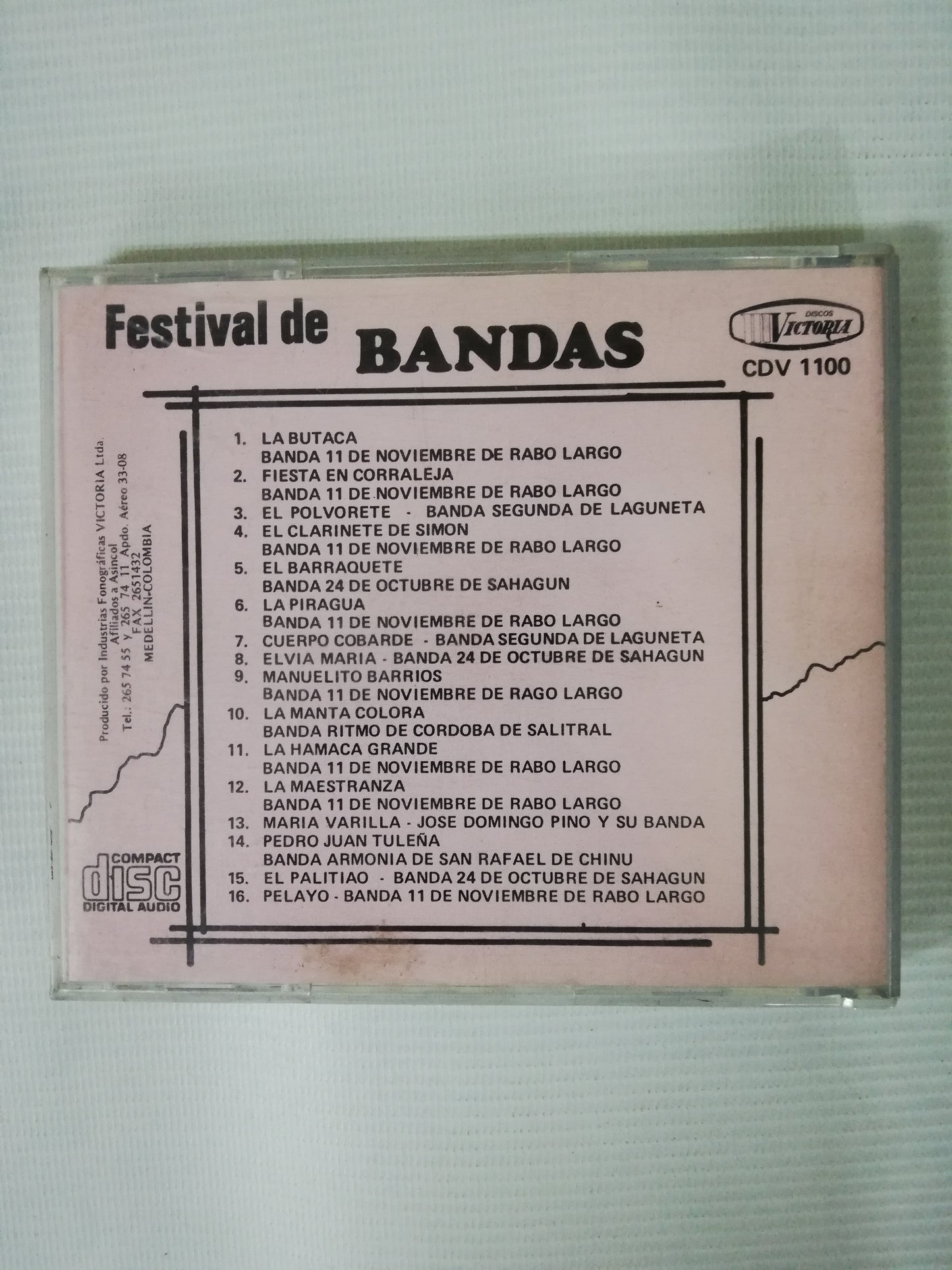 CD FESTIVAL DE BANDAS - VARIOS INTÉRPRETES