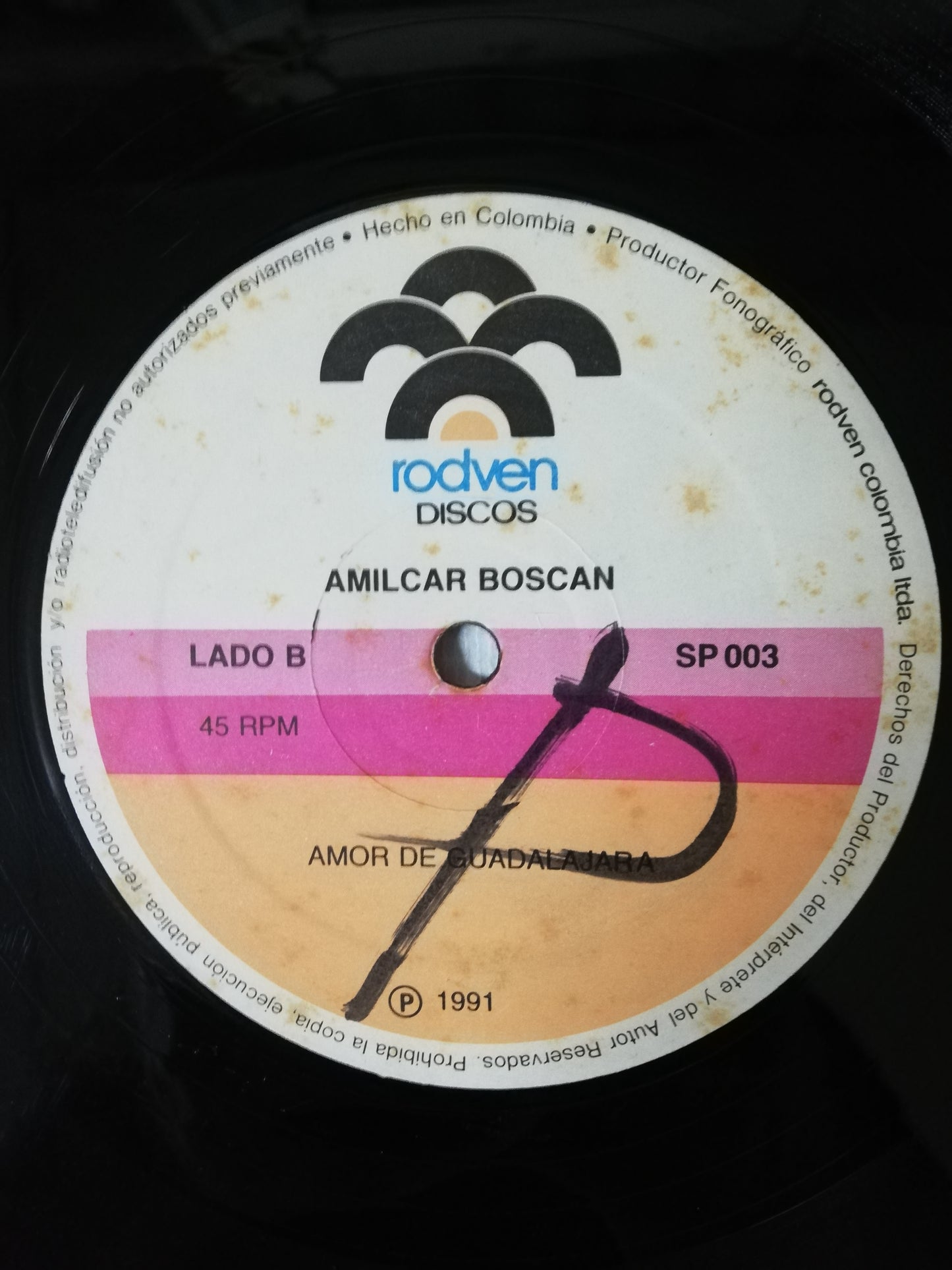 LP AMILCAR BOSCÁN - AMOR DE GUADALAJARA