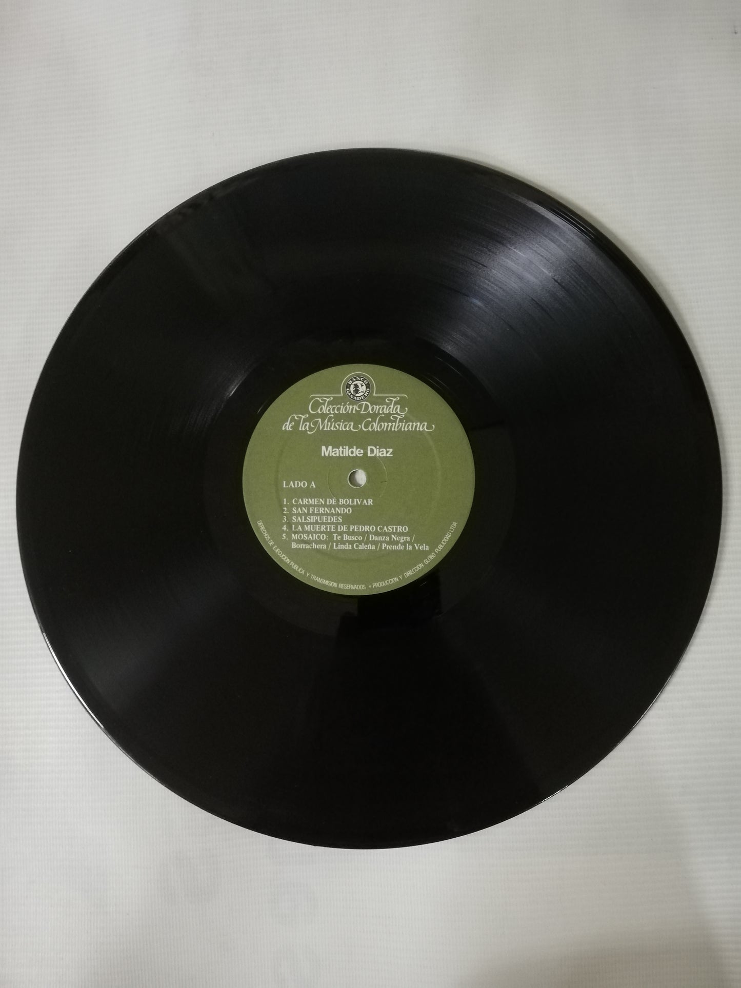 LP MATILDE DIAZ - UN HOMENAJE DEL BANCO GANADERO