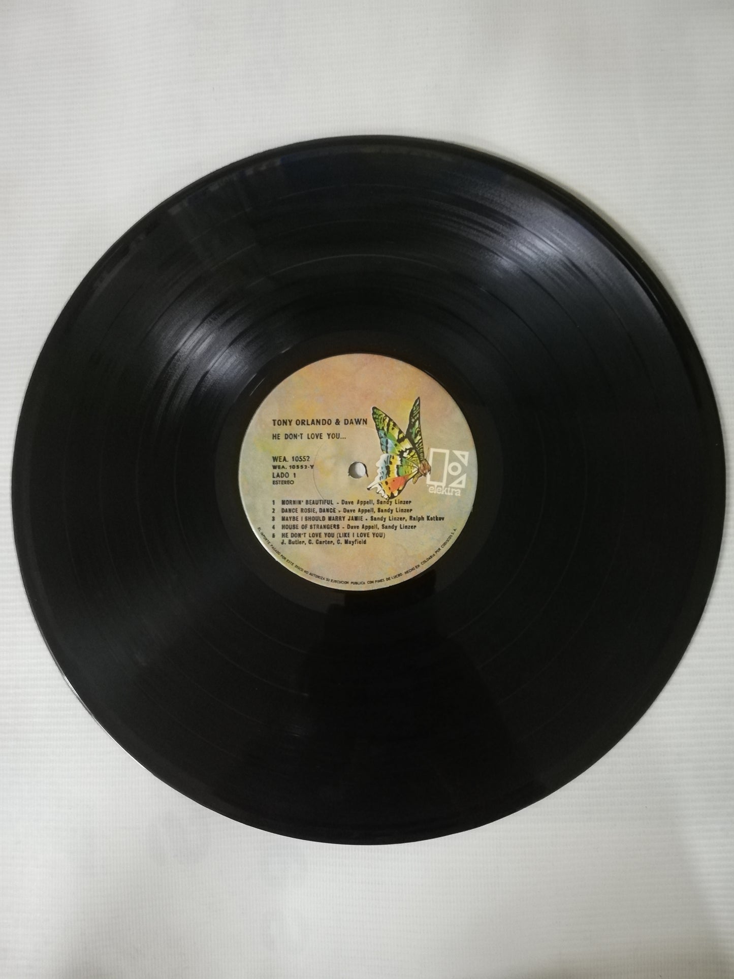 LP TONY ORLANDO &  DOWN - HE DON´T LOVE YOU