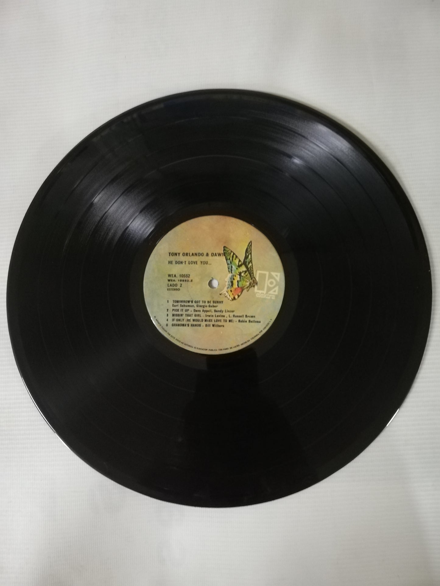 LP TONY ORLANDO &  DOWN - HE DON´T LOVE YOU