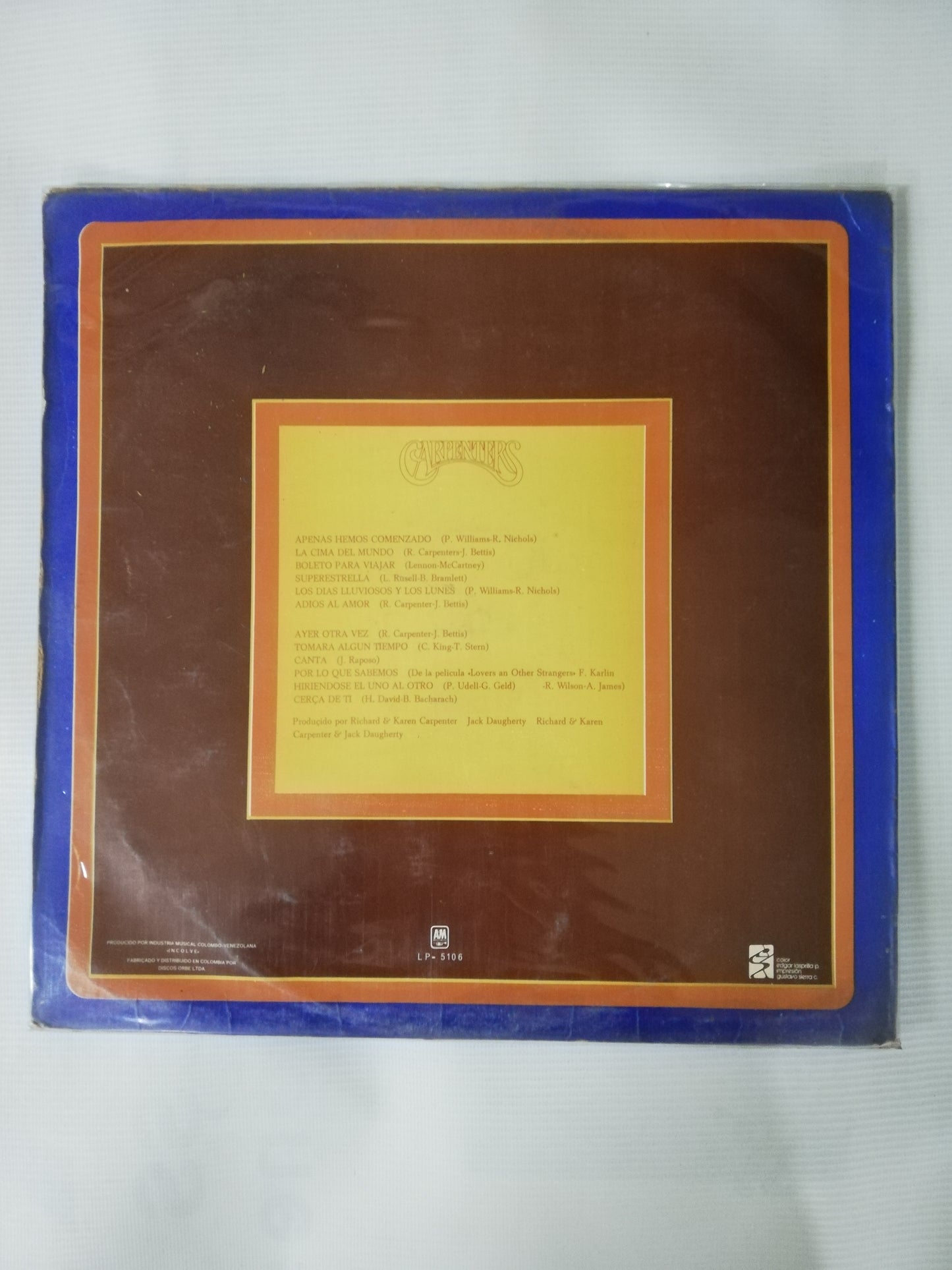 LP CARPENTERS - THE SINGLES