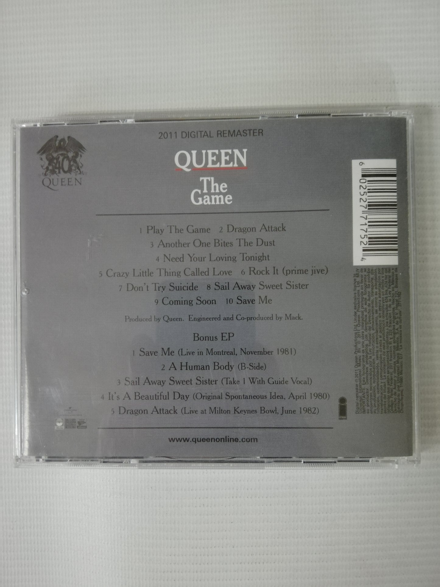 CD QUEEN - THE GAME - CD X 2