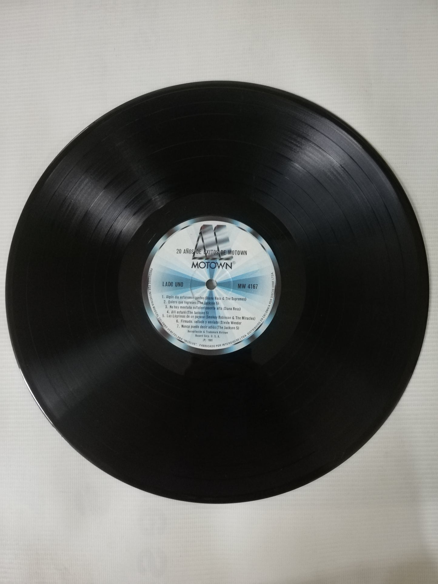 LP 20 AÑOS DE EXITOS DE MOTOWN - VARIOS INTÉRPRETES - VINYL X 2