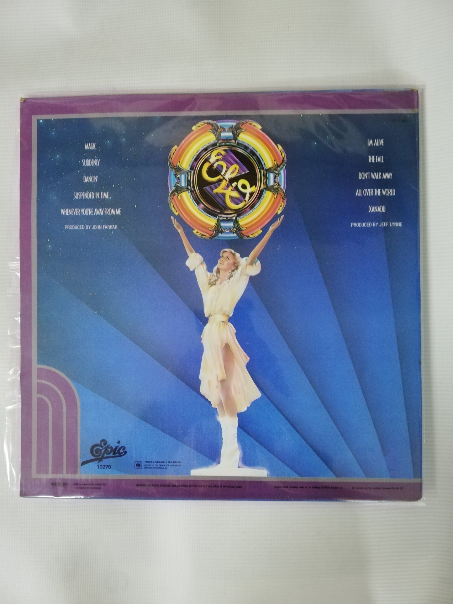 LP ELECTRIC LIGHT ORCHESTRA - OLIVIA NEWTON JOHN - XANADU - ORIGINAL MOTION PICTURE SOUNDTRACK