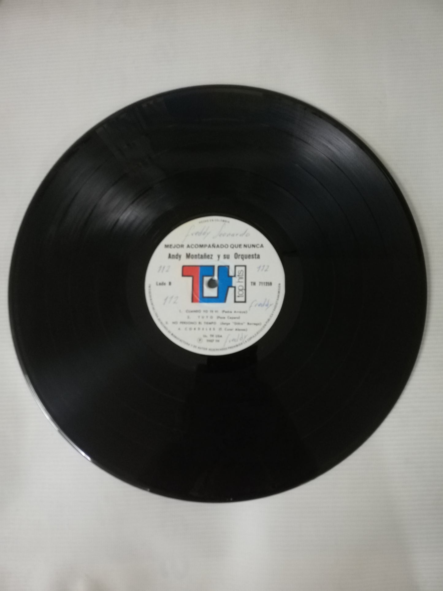 LP ANDY MONTAÑEZ Y SU ORQUESTA - MEJOR ACOMPAÑADO QUE NUNCA
