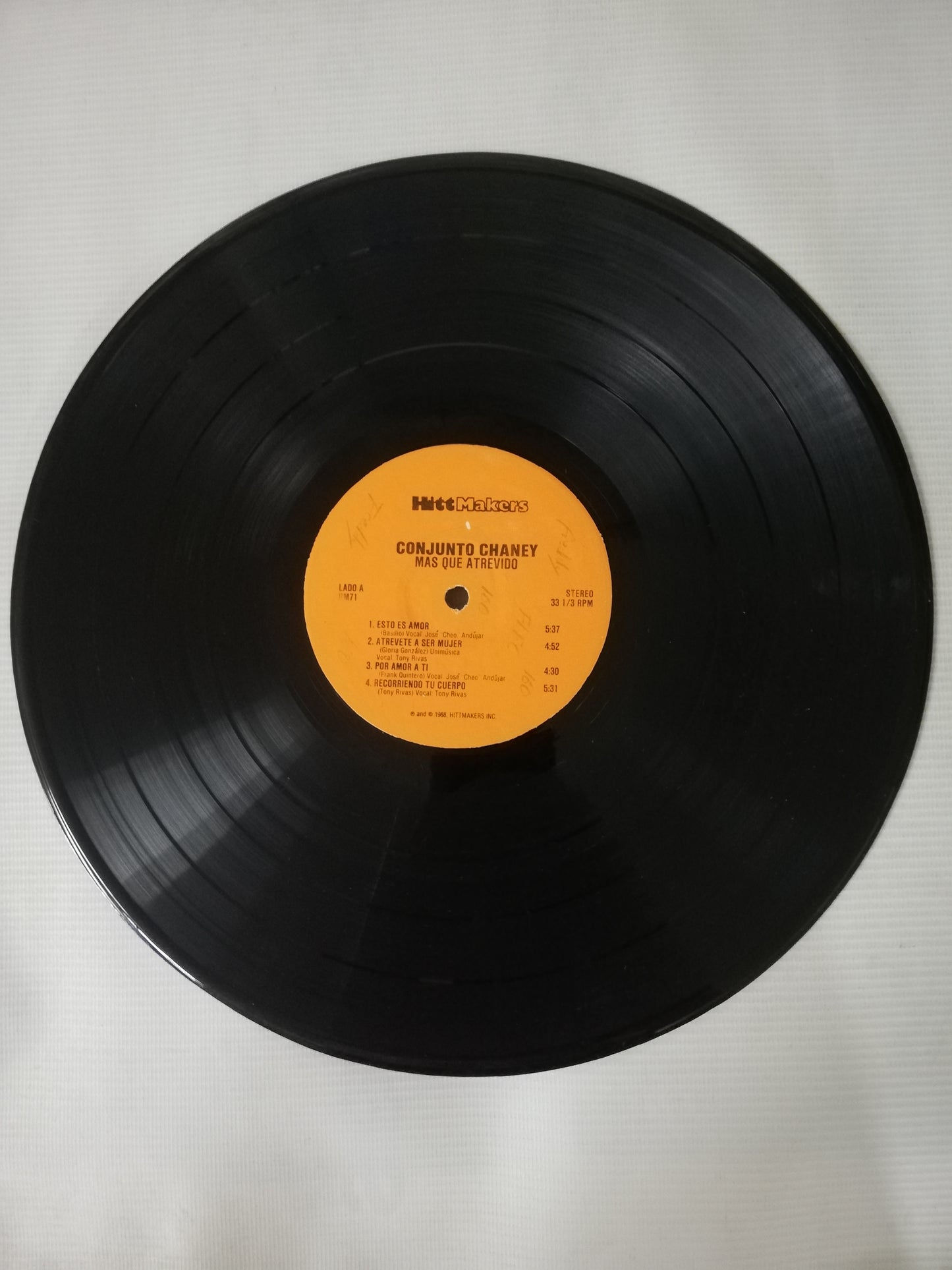 LP CONJUNTO CHANEY - MÁS QUE ATREVIDO!