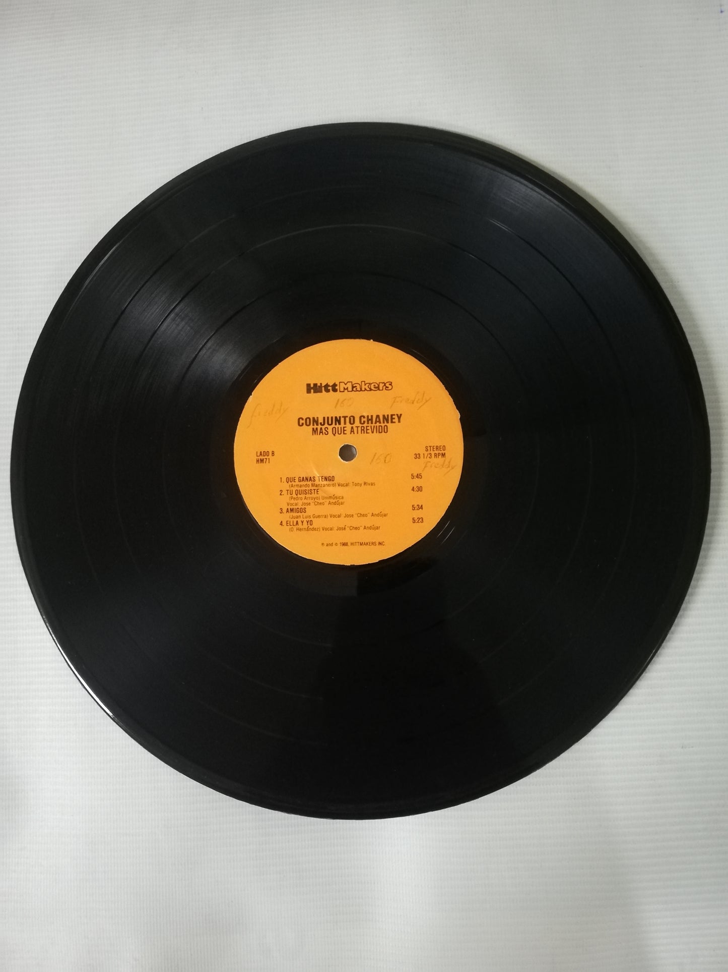 LP CONJUNTO CHANEY - MÁS QUE ATREVIDO!