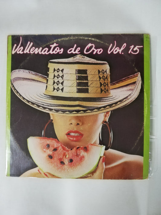 LP VALLENATOS DE ORO - VALLENATOS DE ORO VOL. 15