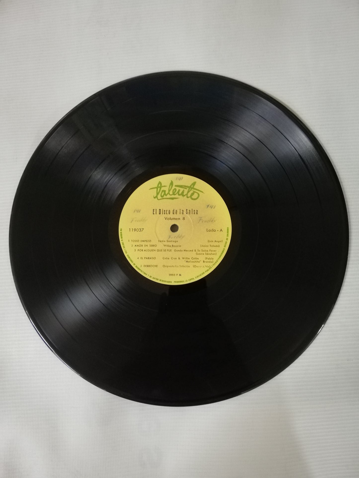 LP EL DISCO DE LA SALSA - EL DISCO DE LA SALSA VOL. 8