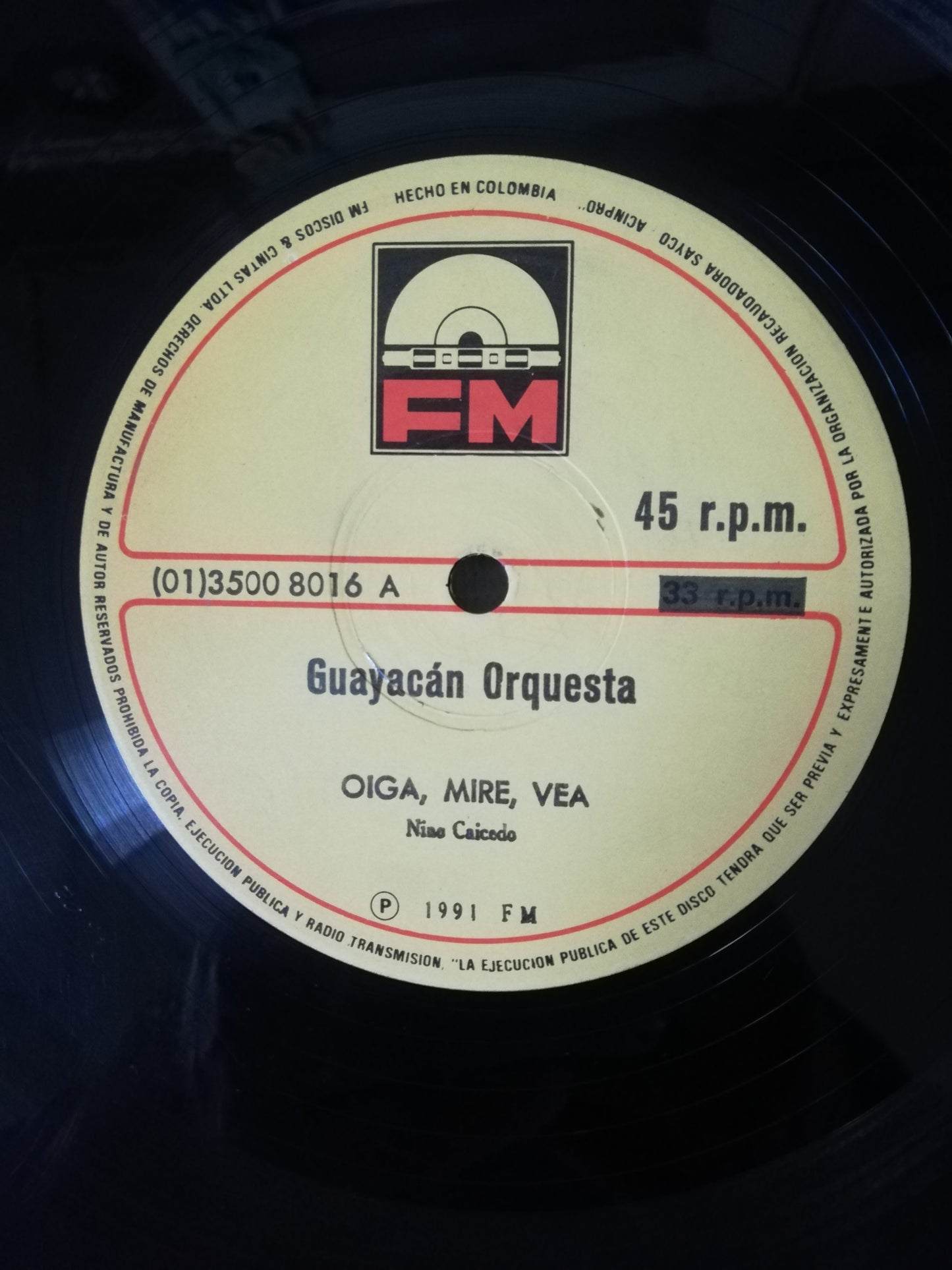 LP GUAYACÁN ORQUESTA - OIGA, MIRE, VEA / YOLANDA