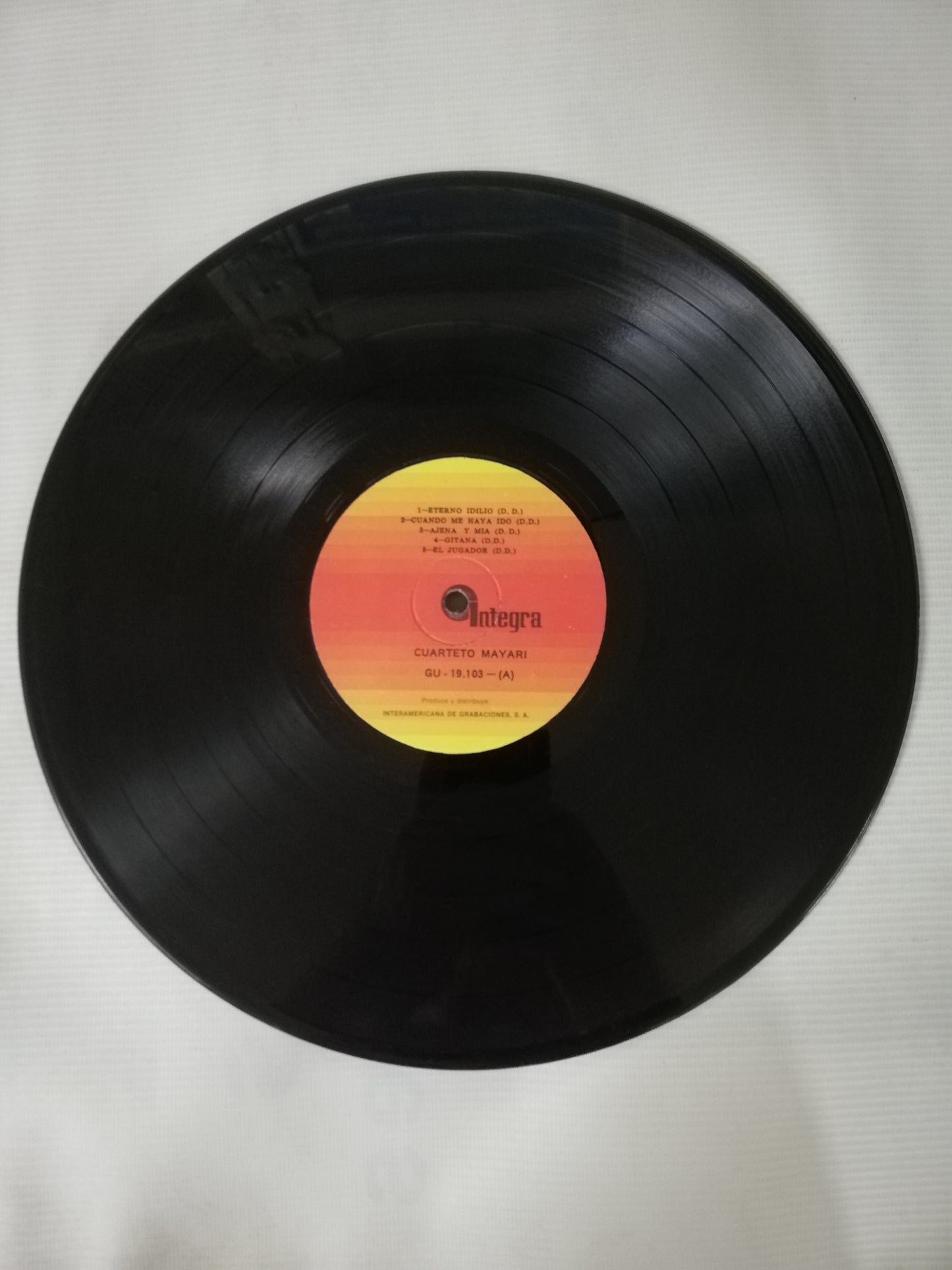 LP CUARTETO MAYARI - CUARTETO MAYARI DE PLACIDO ACEVEDO
