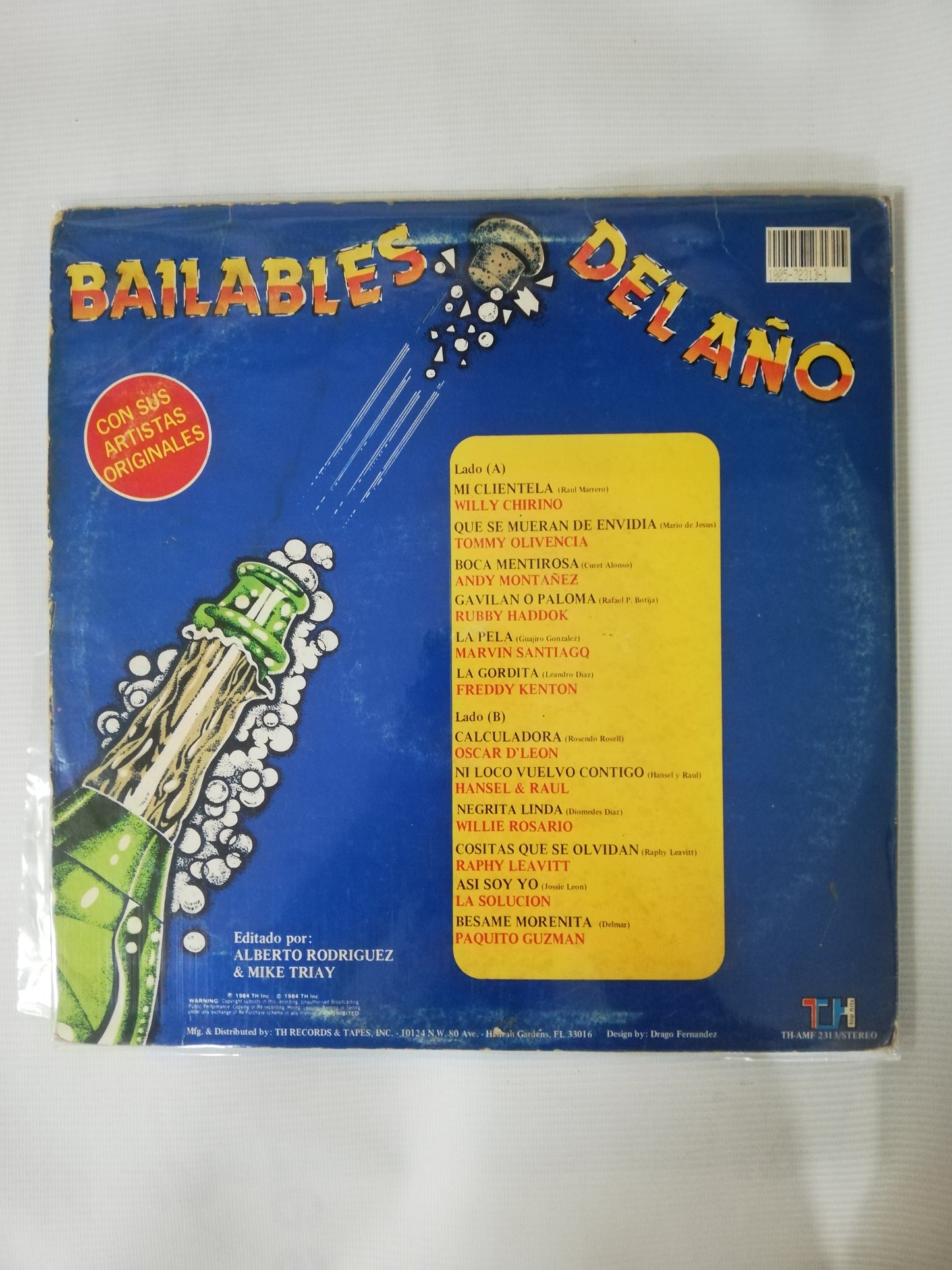 LP BAILABLES DEL AÑO - CON SUS ARTISTAS ORIGINALES