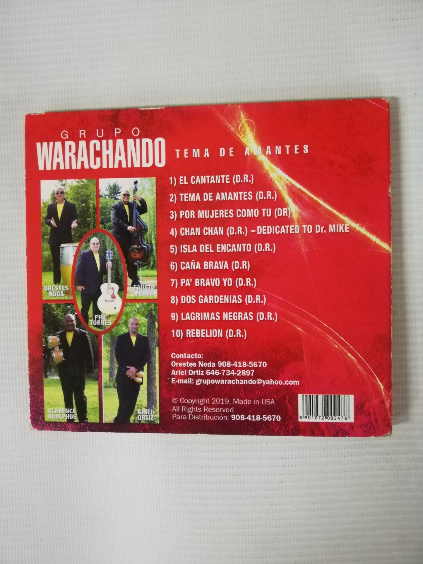 CD WARACHANDO - TEMA DE AMANTES