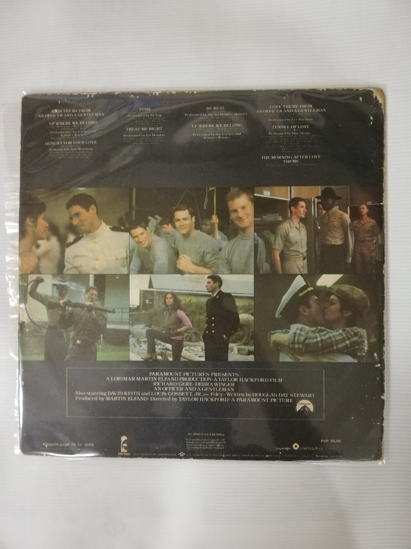 LP AN OFFICER AND A GENTLEMAN - ORIGINAL MOTION PICTURE SOUNDTRACK